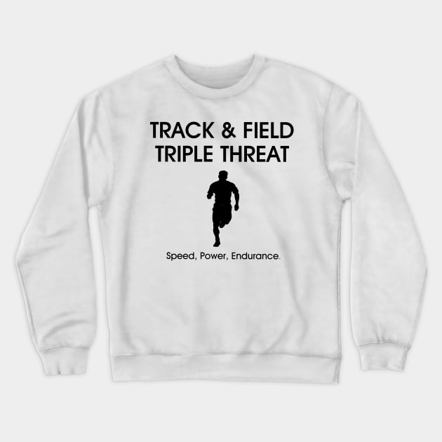 Track Triple Crewneck Sweatshirt by teepossible